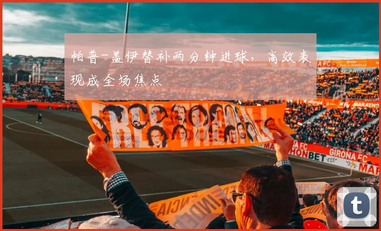 帕普-盖伊替补两分钟进球，高效表现成全场焦点